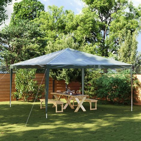 Furniture Limited - Tente de réception professionnelle 4x4 m Vert (1/5)