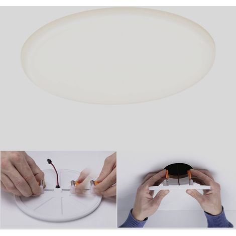92389 EB Panel Veluna VariFit Luminaire à LED encastrable 17 W satin A671132 (1/4)