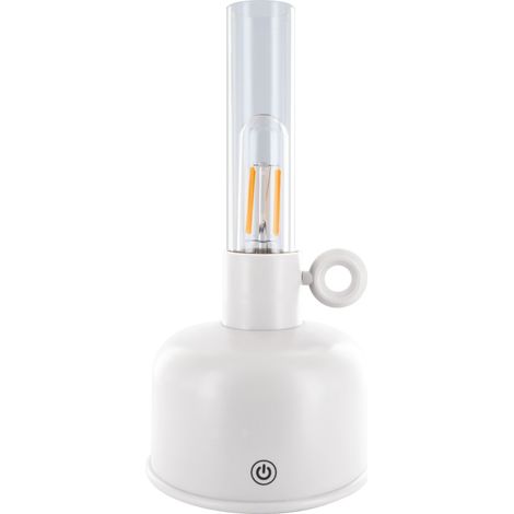 Schwaiger Akku LED Retro Tischlampe TILA3802 weiß (1/3)