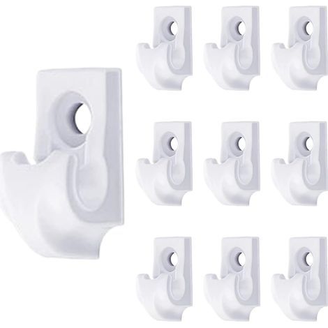 CCYKXA Outdoor Lighting Hooks 10 Non-Slip Cable Holders for Loads Outdoor Lamp Fixings for Garden, Lawn, Patio, Yard, Fence, Christmas Decorations, DIY (1/5)