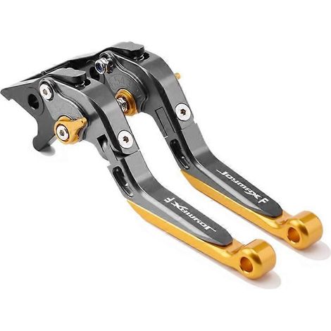 Convient pour SYM Sanyang JOYMAX F300 Nine Brothers-in-law Klaxon de frein modifié Biellette de direction Poignée pliable réglable (Général sans stationnement en titane) (1/5)