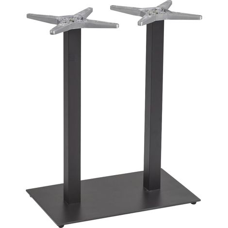 Plattentischgestell Salzach-2-Bar Tischgestell Höhe 1100 mm schwarz beschichtet