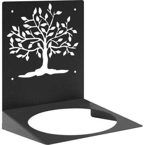 Applique végétale Arbre de vie pour pot Ø 15 cm anthracite (1/3)