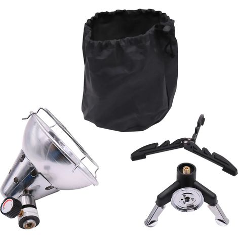 Réchaud à gaz portable pour le camping d'hiver, mini-chauffage à gaz adapté aux tentes de pêche et de chauffage d'extérieur en hiver. Réchauds de cuisine portables. (1/5)