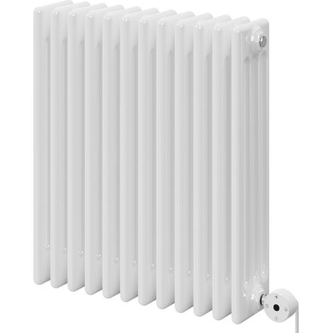 Colosseum White 600mm x 548mm Horizontal Digital Thermostatic Electric Quadruple Column Radiator (1/5)