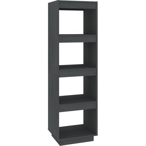 Maison Exclusive - Bücherregal/Raumteiler Grau 40x35x135 cm Massi
