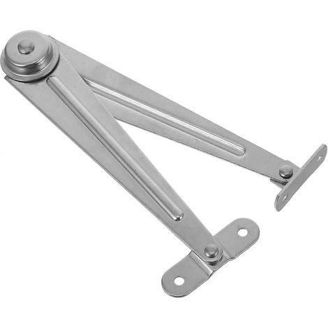 Charnière de maintien pour couvercle de porte d'armoire SOIMISS, couleur argent, pour portes de maison (1/5)