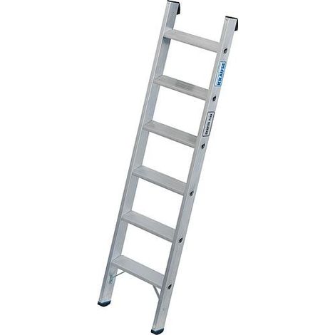 Echelle simple à marches, charge lourde, 6 marches, 225 kg (1/5)