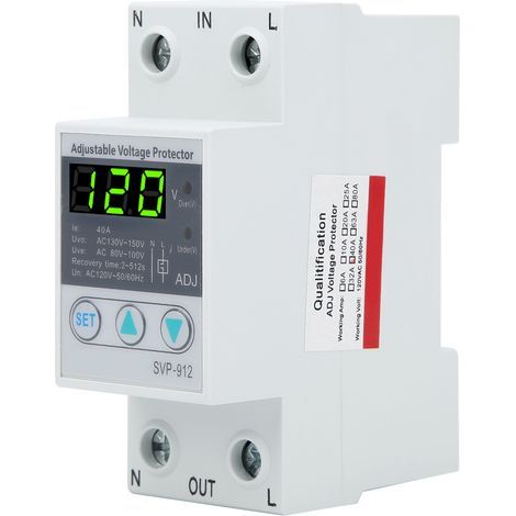 SVP912 Automatischer Unterspannungsschutzschalter 120 V AC 40 A mit automatischer Wiedereinschaltung (1/5)