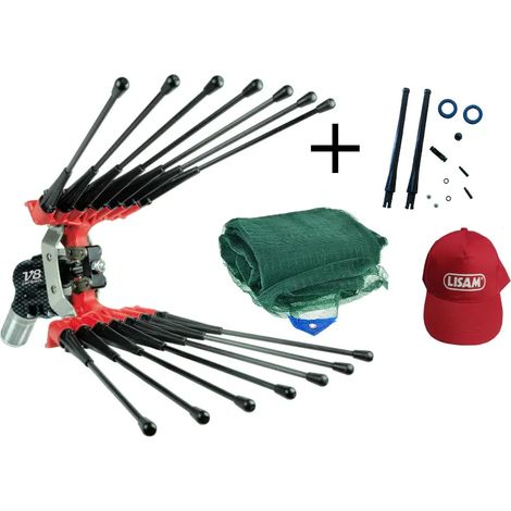 Abbacchiatore pneumatico Lisam V8 Carbon scuotiolive ad aria compressa (1/5)