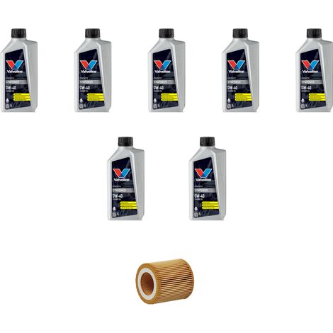 Kit filtro olio e 7L compatibile con Bmw serie 5 (E60/E61) 530i 170kw dal 2003 al 2005 (1/2)