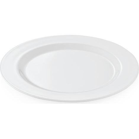 Assiette plate mélamine Ø 23 cm blanc lot de 12 - Was Germany (1/2)