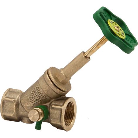 Schlösser Freistromventil mit Muffenanschluss, Entleerung und steigender Spindel, DN 65, 2 1/2" IG, DVGW-geprüft