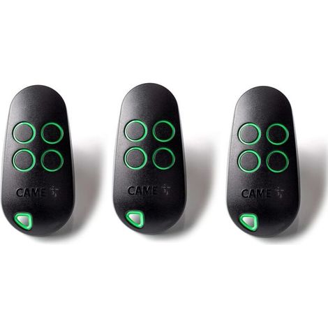 Télécommande portail et porte de garage code tournant 4 canaux, émetteur compatible fréquences 433,92 MHz et 868,35 MHz, évite les interférences, lot de 3 pièces (1/5)