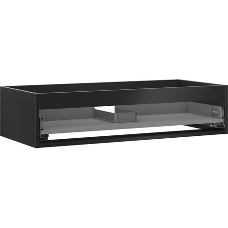 Mexen Box-A Unterschranken 100 cm, 1 Schublade, Schwarz Matt - 91AX0-1000-235-1-71 (1/4)