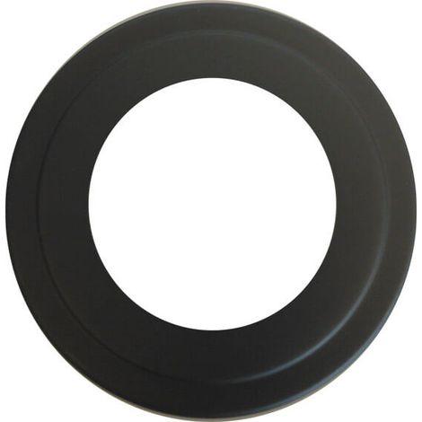 Sivac – Rosace décorative gris pour poêle à bois – Ø 150mm – Accessoire pour fumisterie – Installation murale facile