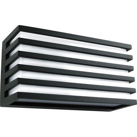 Led Wandleuchte Corona H IP65 Wandlampe 4000K neutralweiß, Alu schwarz (1/5)