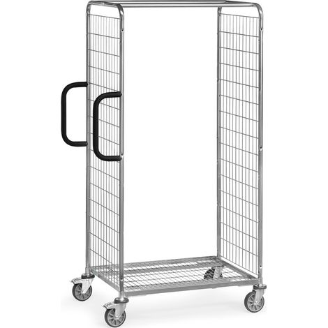 fetra Kommissionierwagen, Ladefläche 850 x 610 mm, Baukastensystem, Gesamthöhe 1825 mm (1/2)