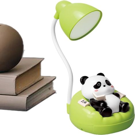Lampe de bureau LED Panda rechargeable, veilleuse à intensité variable, idéale pour la lecture et le bureau des enfants (1/5)