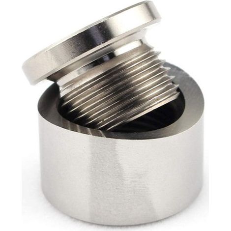 Jeu d'écrous à souder M18x1,5 - butée en acier inoxydable - écrou pour embase de sonde lambda - pièces modifiées pour échappement automobile (1/2)