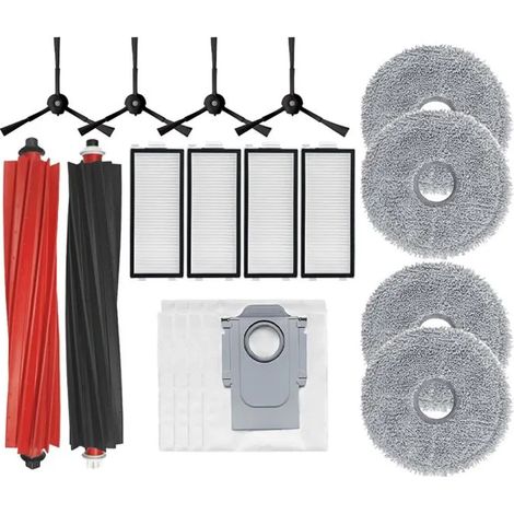 Pour Roborock Qrevo Slim Remplacement Brosse Latérale Principale Filtre HEPA Tampons de Balai Sacs à Poussière Pièces de Rechange (1/5)