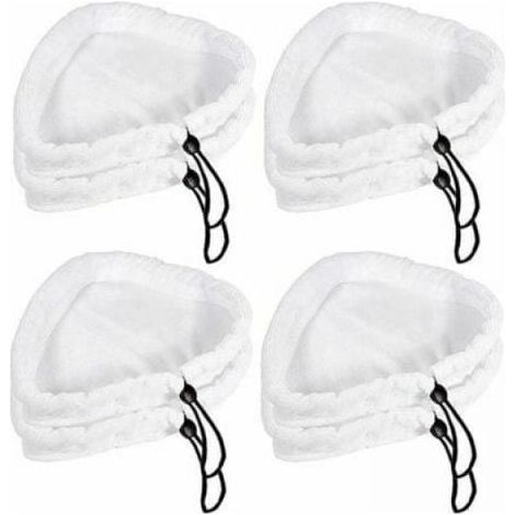 （8 pièces）Chiffon de remplacement pour vadrouille à vapeur Chiffon de remplacement en microfibre lavable Ensemble de remplacement de chiffon pour vadrouille à vapeur triangle pour vadrouille à vapeur (1/5)