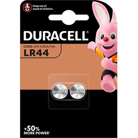 PILA ALCALINA LR44 1.5V BL 2UD DURACELL