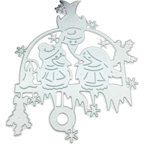 Weihnachtsvogel-Metall-Stanzformen zum Selbermachen von Fotoalben – Vorlage und Dekoration