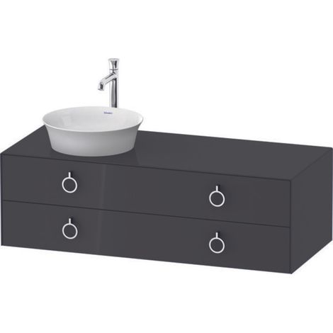 Duravit White Tulip, Waschtischunterbau wandhängend, Breite 1300 (1/2)