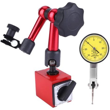 Indicateur de test à levier à cadran de haute précision 00,8 mm pour de multiples usages (1/5)