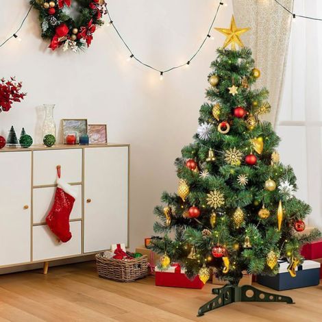 Support Pour Sapin De Noël - En ABS - Diamètre Tronc 20 Mm - Base Stable 30 Cm - Pour Arbre Artificiel - 1 Pièce (1/5)