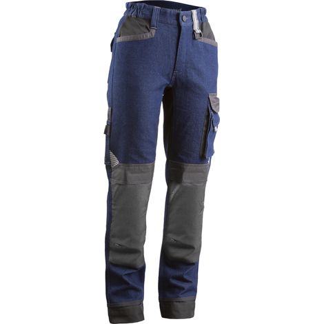 Pantalón de trabajo mujer Coverguard Casita Jeans - XL (1/5)
