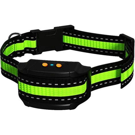 Collier anti-aboiement avec vibrations, sons et chocs électriques, collier intelligent avec module de détection des aboiements pour chiens de grande, moyenne et petite taille