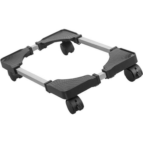 Support tour PC en plastique réglable sur roulettes pour boîtier ordinateur portable compatible universel 22-35x42-55cm (1/4)