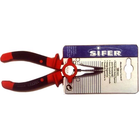 Sifer Pinza Curva Tonda B/Tondo 6" Satinata E1611 Professionale