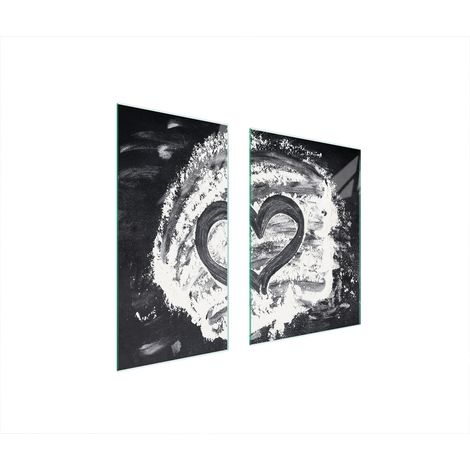 Glasschutzplatte Board 75x52 Herz (1/5)
