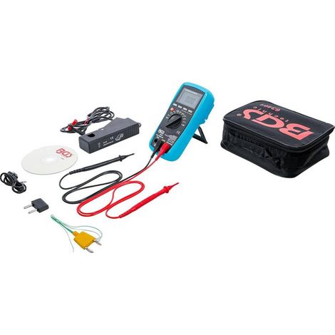 Multimètre Numérique Automobile USB - 20,5 x 10 x 23,8 cm - Précision et Connectivité PC, Pro - D-Work (1/5)