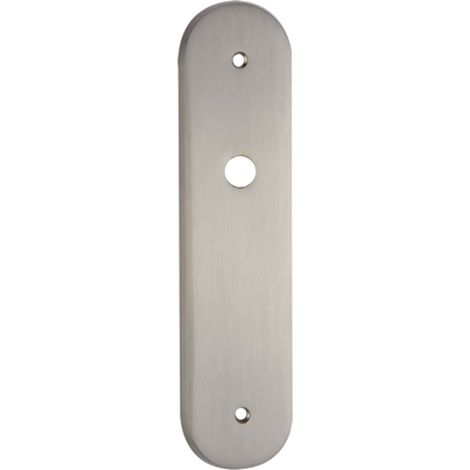 Placa manilla ovalada zamak tapa pomos cromo mate 58mm (1/2)
