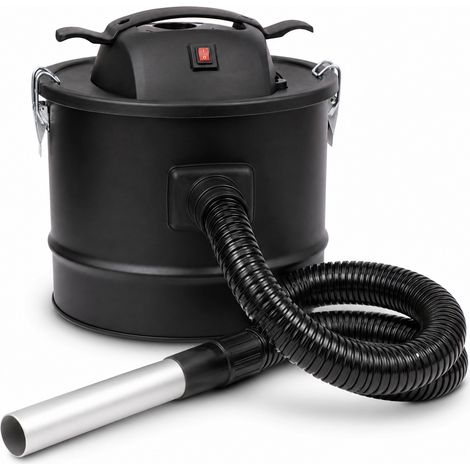Aspirateur à Cendres Souffleur 18 L pour Cheminée Noir (1/5)