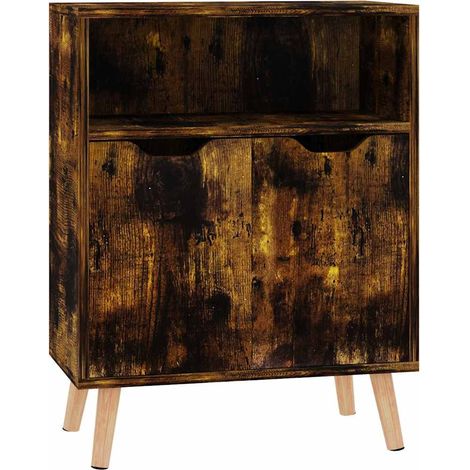 Maison Exclusive - Credenza Rovere Fumo 60x30x72 cm in Legno Multistrato (1/5)