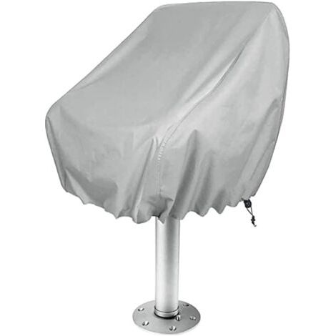 Housse de siège de Bateau Housse de Protection imperméable pour Chaise de Banc de Capitaine Housse de siège Marine argentée Housse de siège de Bateau Housse de siège de Ponton Housse de si (1/5)