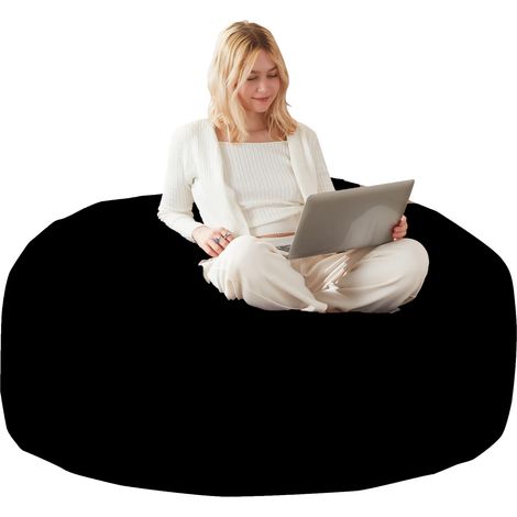 Fauteuil pouf 4FT doux et confortable pour adultes, adapté pour chambre et balcon (1/5)