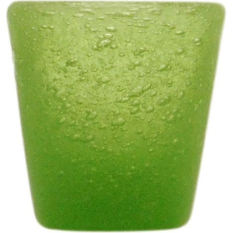 Verre à shot lime Memento Synth en verre soufflé 5,5 cm x 6 cm