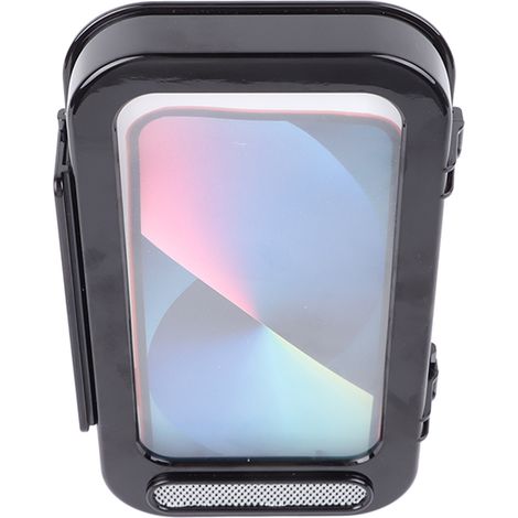 Support de téléphone pour moto en aluminium ABS, réglable, étanche et anti-vibrations, à fixer sur le guidon d'un vélo pour les activités de plein air. (1/5)