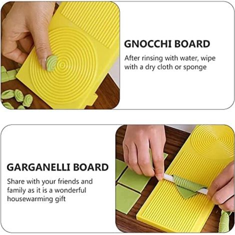 Planche à Gnocchi en Plastique pour Pâtes Fraîches - Rouleau Découpeur Manuel Macaroni et Gnocchi - Ustensile de Cuisine (1/5)