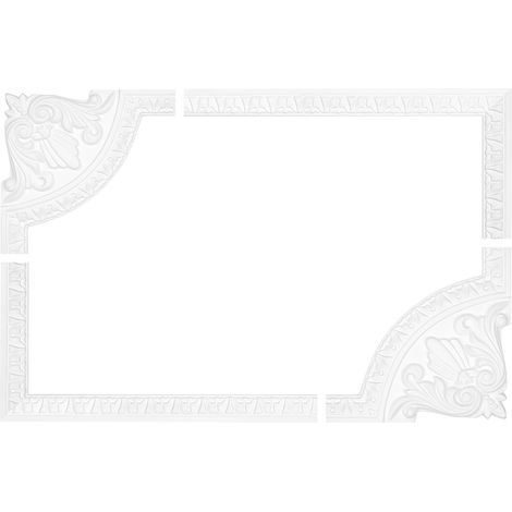 Cornice di parete e soffitto fregio stucco telaio resistente agli urti AC225: Nastro piatto AC225  6.74 €/m (1/4)
