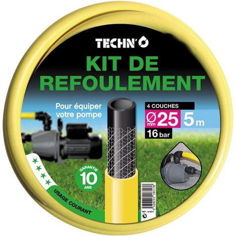 TECHN - Kit de refoulement Techno pour pompe d. 25mm/5m