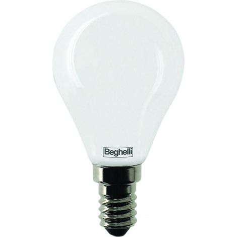 Lampada led sfera tuttovetro e14 - Specifiche: - 5W - 6500°K - 600 LM - Ø mm.45x80h. - 5 pz