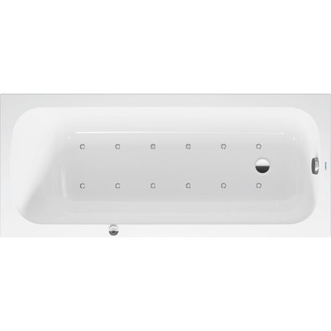 Bañera de hidromasaje Duravit Quatego, versión empotrada, 1