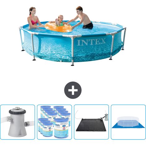 Piscine Intex à cadre rond - 305 x 76 cm - Comprend des Accessoires CB91 (1/5)